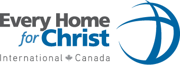 The logo for Every Home for Christ
