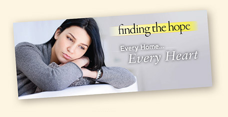 An image of the introductory brochure for Finding the Hope.
